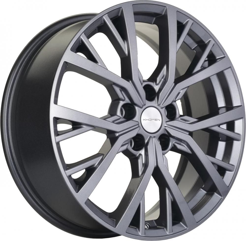 Khomen 1806 7x18 5x114.3 ET 37 Dia 66.5 (grey)
