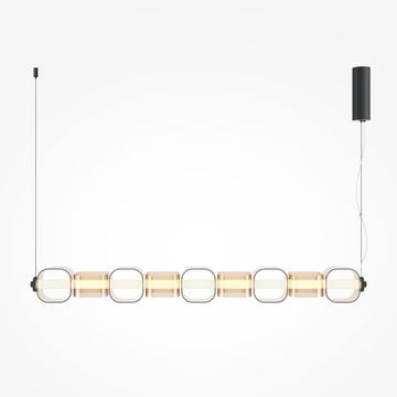 Подвесной светильник 22W 3000K MOD381PL-L45B3K янтарный/черный Ritmo Maytoni