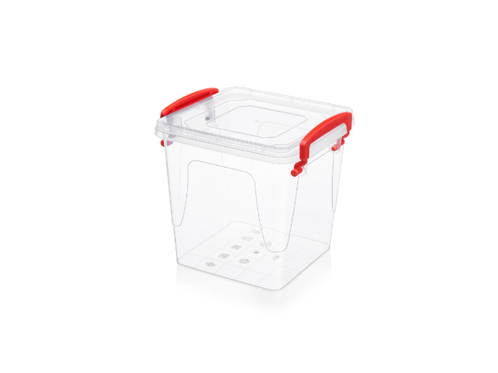 (401ЭЛЬФ пласт) контейнер Fresh Box/Фреш Бокс 1,2л квадратное