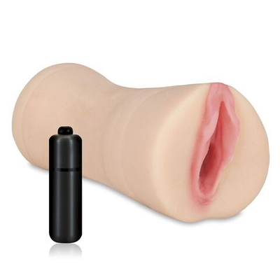 Мастурбатор-вагина с вибропулей VIBRATING PUSSY (Цвет: телесный)