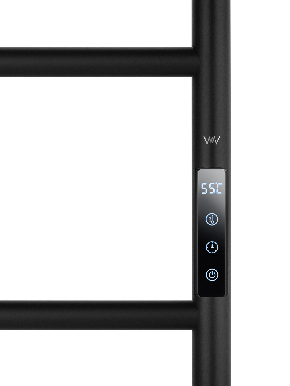 Полотенцесушитель электрический WONZON & WOGHAND WISMAR 90,4x47,5 см черный WW-AL202-MB