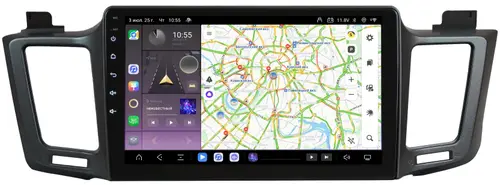 Магнитола для Toyota RAV4 XA40 2012-2019 - Kuberg QLed, Android 13, Быстрейшая, CarPlay, SIM-слот