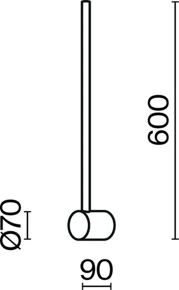 Настенный светильник Light stick MOD237WL-L6BS3K Maytoni