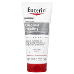 Eucerin, оригинальный заживляющий крем, для очень сухой и поврежденной кожи, без отдушек, 57 г (2 унции)