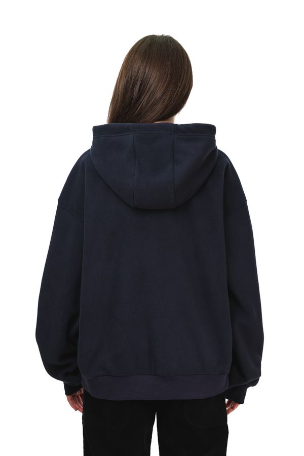 Худи Zip Original fleece темно-синее - фото 5