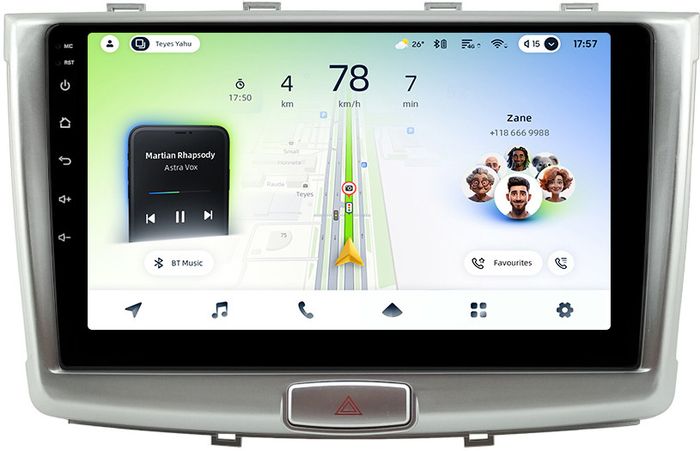 Магнитола для Haval H6 2014+ - Teyes CC4L-DTS монитор 10.1" IPS, Android 14, Быстрая, Snapdragon 662, CarPlay, 4G SIM-слот