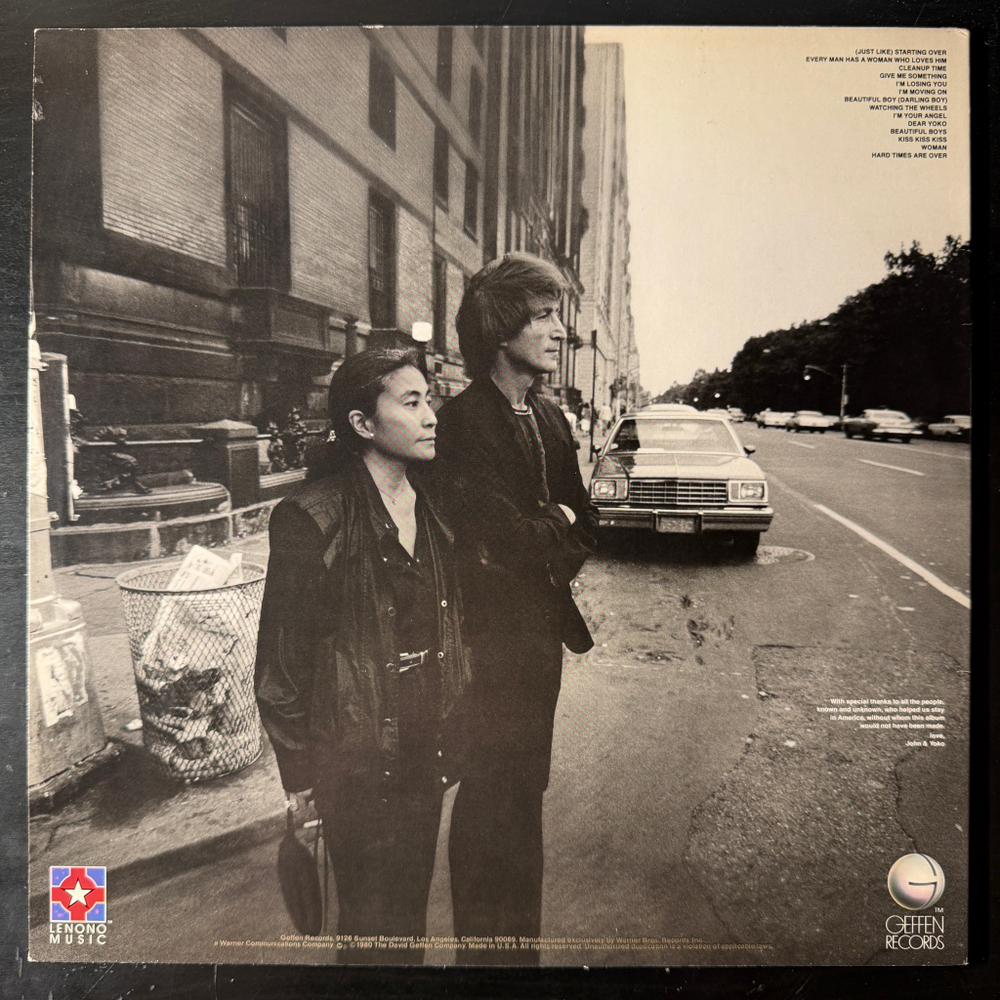 John Lennon & Yoko Ono ‎– Double Fantasy (США 1980г.)