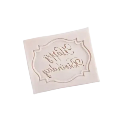 Молд силиконовый Happy Birthday, 6,5×5,5 см