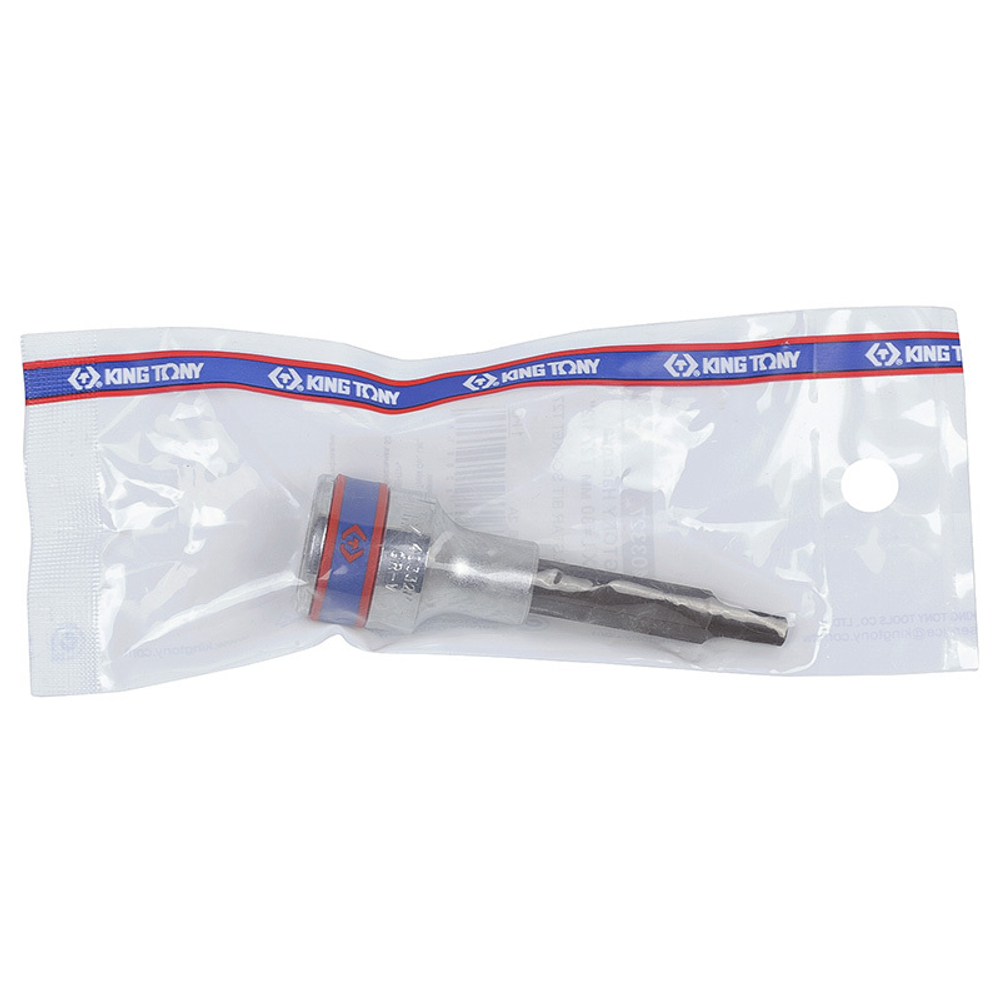 KING TONY (403327) Насадка (бита) торцевая 1/2", L = 80 мм, TORX, T27