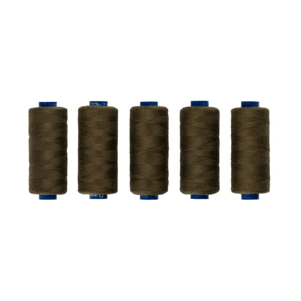 Нитки швейные бытовые Gamma 40/2, 365 м / 5 кат, №423 т.хаки