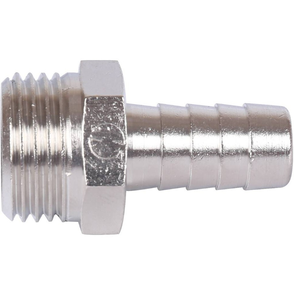 Штуцер НР никелированный 1/2"x12 STOUT