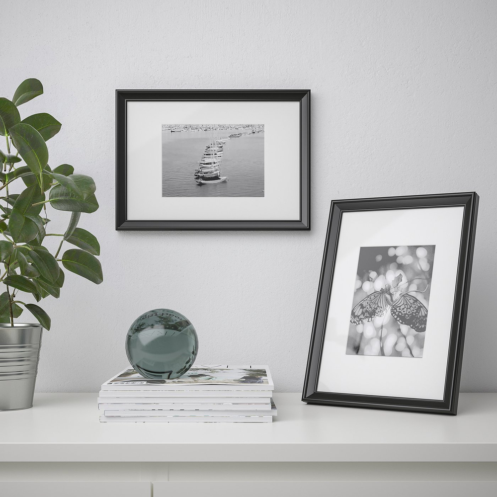 IKEA KNOPPÄNG  (ИКЕА КНОППЭНГ)  -  Рамка - чёрная 21х30 см