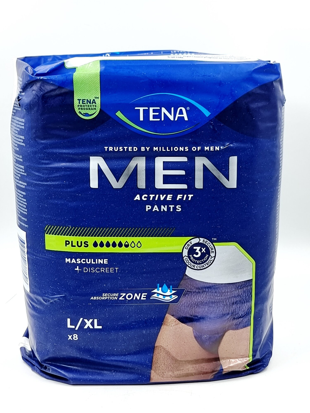 Подгузники-трусы мужские Tena MEN Active Fit Pants Plus L/XL, 8 шт.