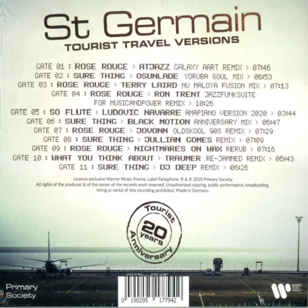 St Germain / Tourist (20th Anniversary Travel Versions)(CD)