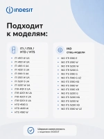 Балкон двери верхний или средний для холодильников Indesit, Whirlpool С00665720
