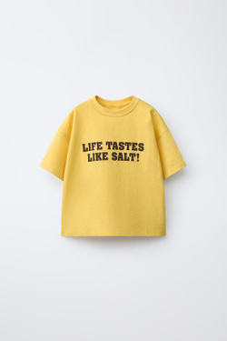 ZARA X PUKAS ФУТБОЛКА PUKA SURF, ЖЕЛТЫЙ