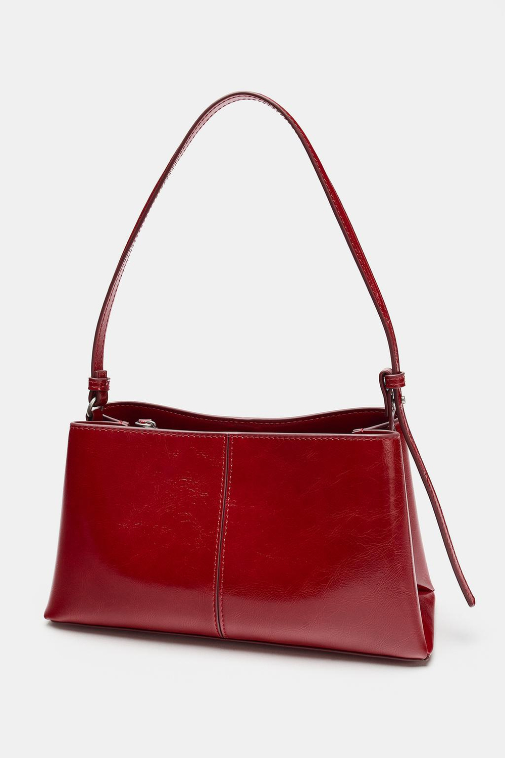 ZARA МИНИ-СУМКА НА ПЛЕЧО, КРАСНЫЙ