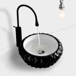 Накладной Умывальник Round flower