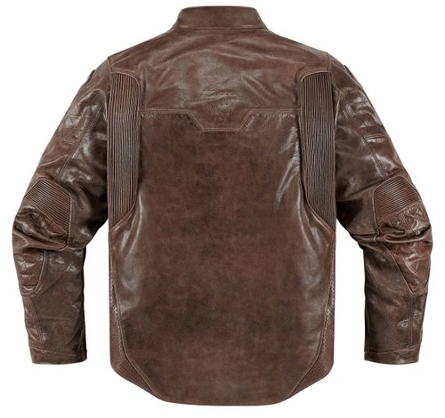 Купить Мотокуртка Кожаная Icon Retrograde 1000 Jacket / Коричневый