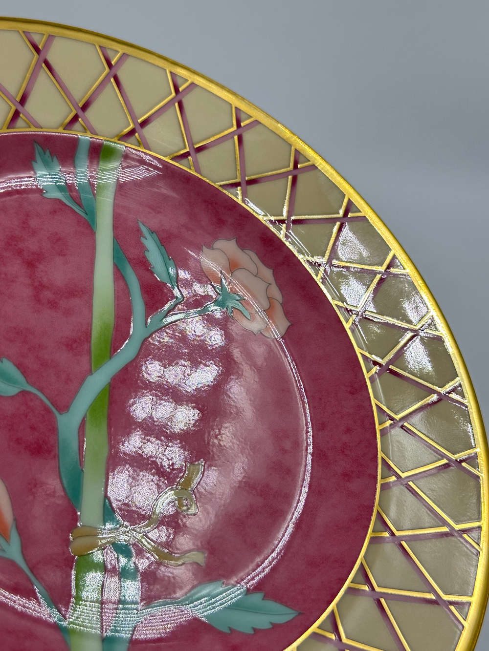 Тарелка BVLGARI Rosenthal «Rosa Innamorata»