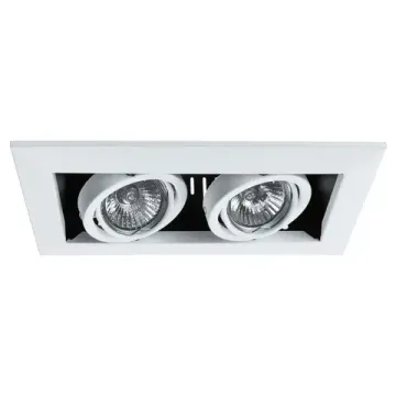 Встраиваемый точечный светильник 2*GU10 A5941PL-2WH белый Cardani Piccolo Arte Lamp