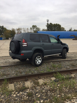 Покраска Раптором Toyota Prado 120
