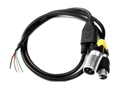 SILVER STAR Y-TYPE DMX XLR Cable IN/OUT IP65 1,5m X30047 Сигнальный распаянный кабель (3x0.5 mm2) Y