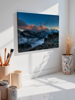 Картина на стену 40 X 50 Горный пейзаж