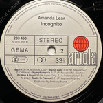 Amanda Lear - Incognito (Германия 1981г.)