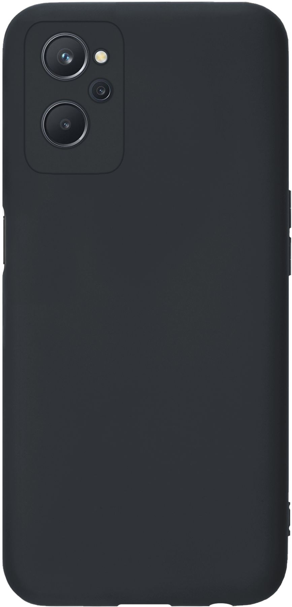 Мягкий Soft Touch чехол из силикона для REALME 9i (не 5G!) / OPPO A96 с бархатной подкладкой