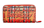 Burberry Calfskin Card Holder, Wallet Women"s Red