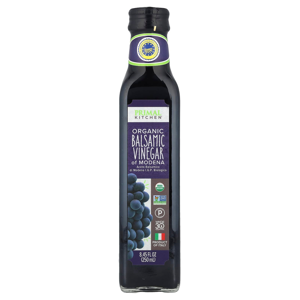 Primal Kitchen, органический бальзамический уксус из Модены, 250 мл (8,45 жидк. унции)