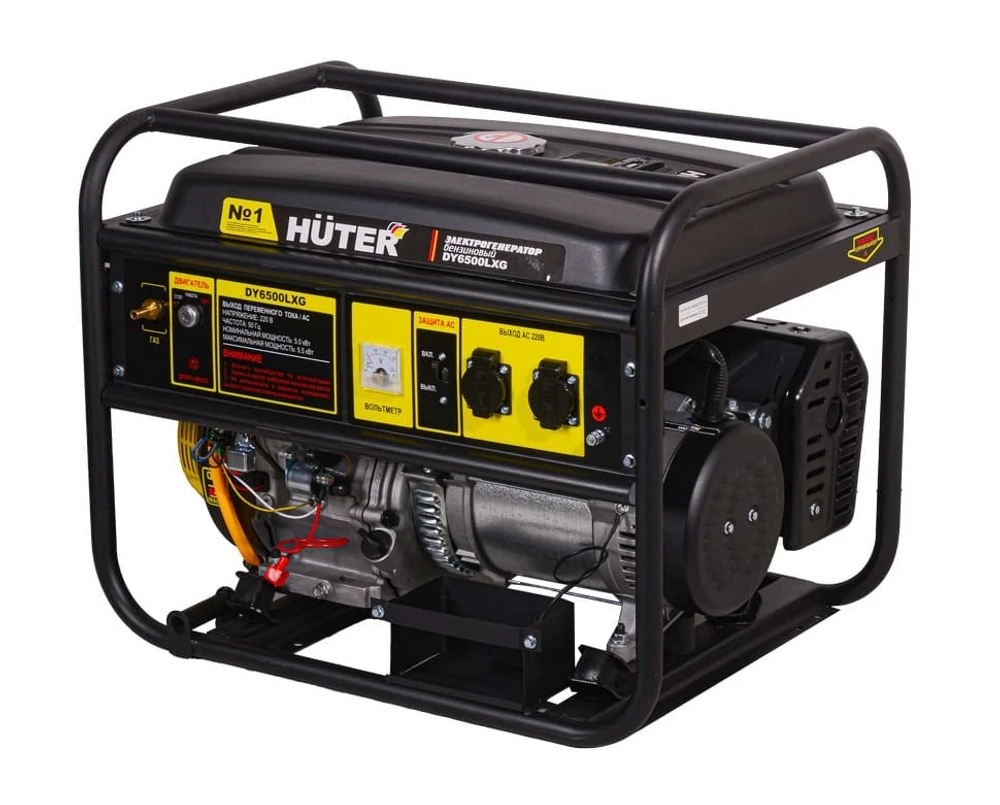 Мультитопливный генератор HUTER DY6500LXG