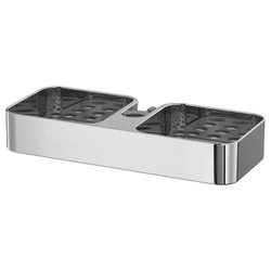 IKEA BROGRUND  (ИКЕА БРОГРУНД)  -  Полка для душа, хром, 25x4 см