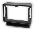 Комплект рамки с разъёмами 10" Toyota Alphard H20, Vellfire 2008-2014 (компл. с полочкой под магнитолой)монитор утоплен