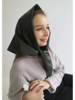 Косынка из экокожи кожаная женская