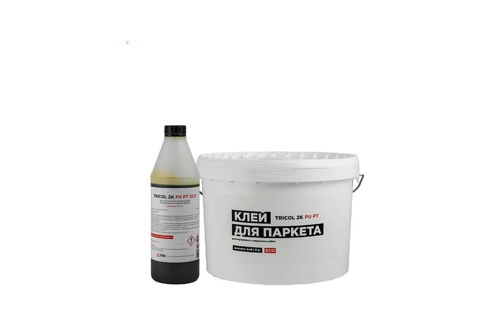Клей двухкомпонентный TRICOL / ТРИКОЛ 2K PU PT ECO для паркета 11кг