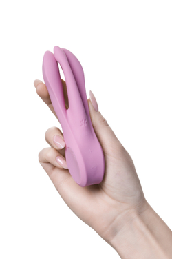 Вибростимулятор Satisfyer Threesome 1, розовый