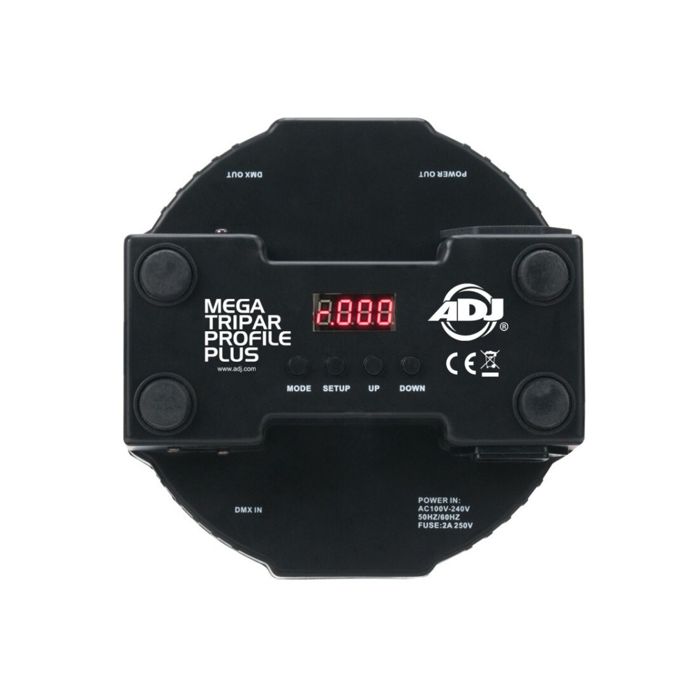 ADJ Mega TRIPAR Profile Plus - 20W Quad RGB+UV LED Ultra bright slim flat black Par