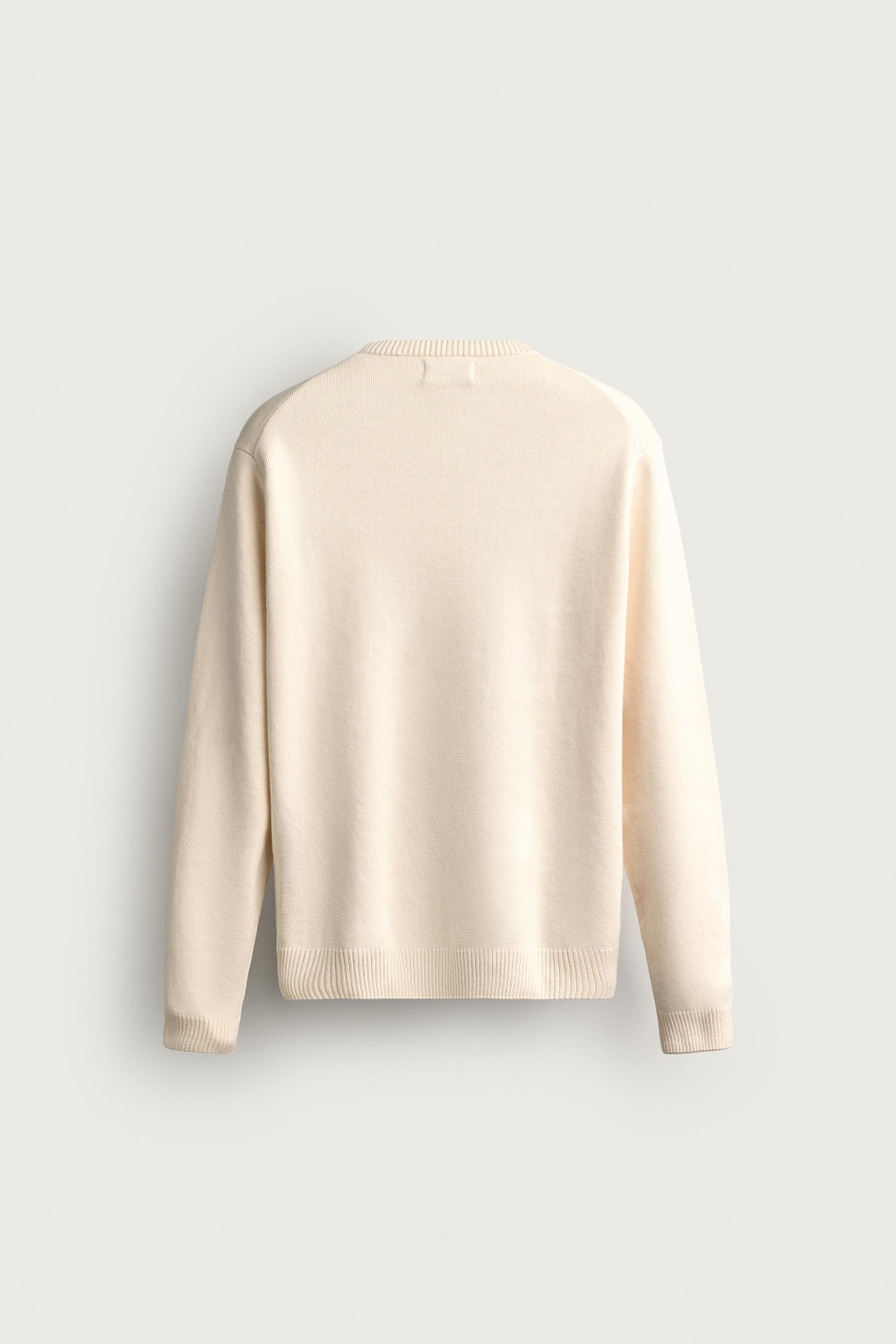 СВИТЕР ИЗ РЕЛЬЕФНОГО ХЛОПКА — ZARA
