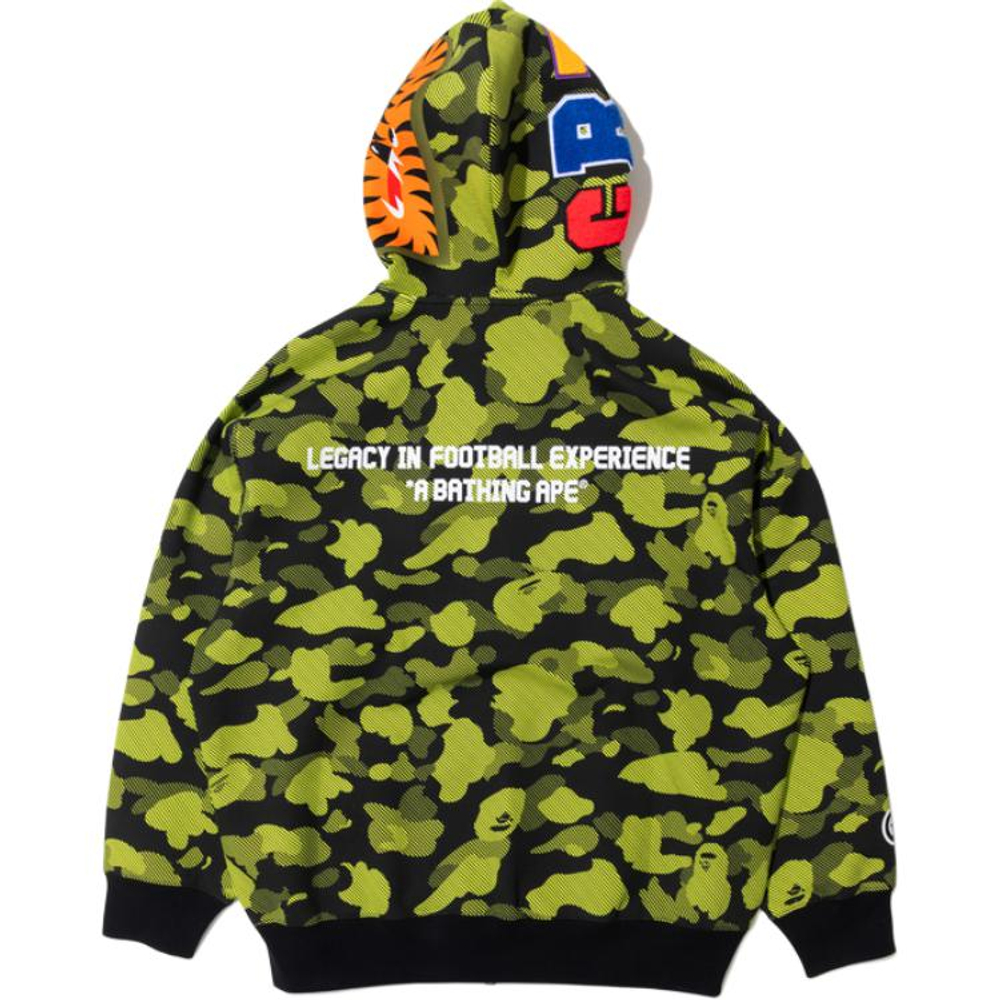 A Bathing Ape Bathing Ape Sweatshirts Cardigan Drop Shoulder Sleeve Moderate No Fleece Lined Zip Closure 0zxswm911151p