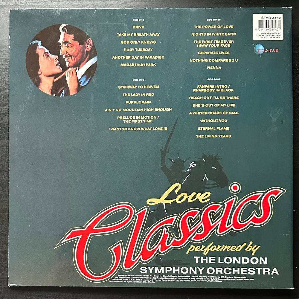 The London Symphony Orchestra - Love Classics 2LP (Европа 1990г.)