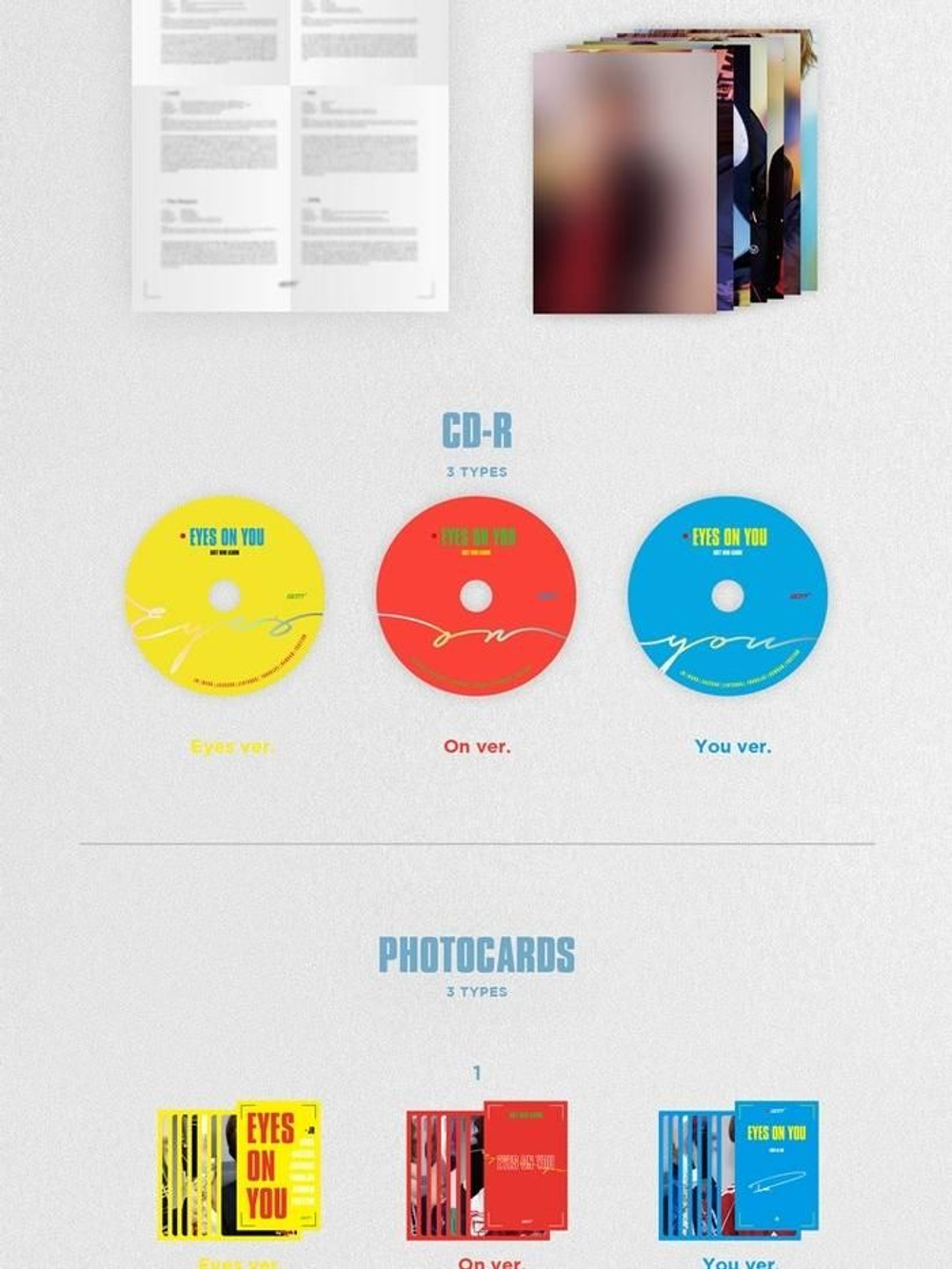 Альбом GOT7 - Eyes On You Mini Album 3 Version SET