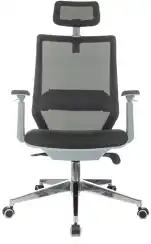 Кресло эргономичное Бюрократ MC-G615N-H черный Elastic-102 Neo Black сетка/ткань с подголов. крестов. алюминий