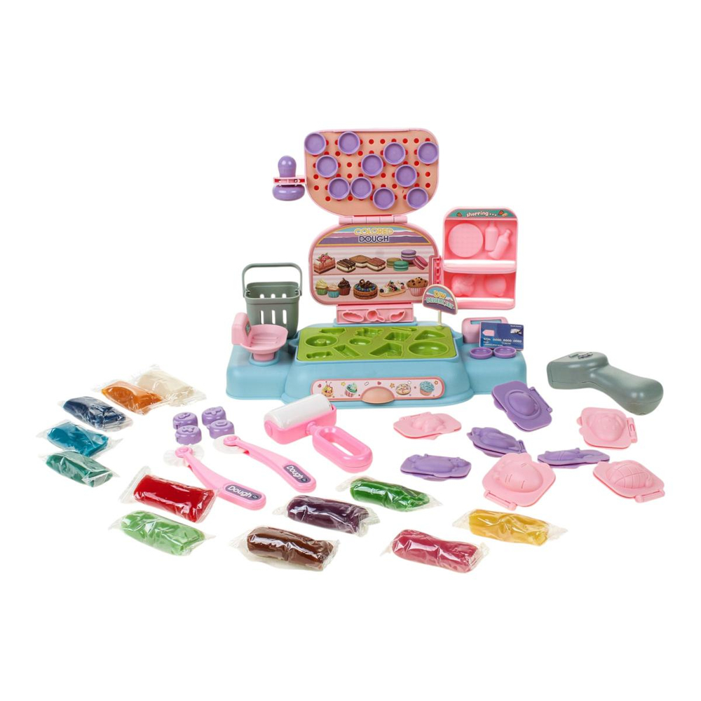 Игровой набор для лепки коробка 1007-4