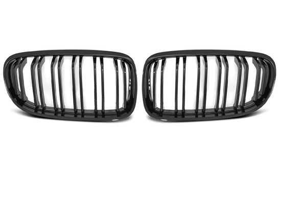 Решетка (ноздри) радиатора GLOSSY BLACK DOUBLE BAR M-LOOK для BMW 3 E90 E91 рест