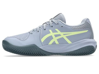 Детские Кроссовки теннисные  Asics Gel-Resolution X GS Clay - grey blue/pistachio