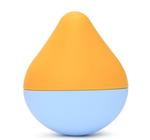 Нежный вибромассажер MINI SORA MIKAN VIBRATOR (Цвет: желтый с синим)