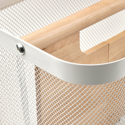IKEA RISATORP  (ИКЕА РИСАТОРП)  -  Корзина с разделителем - белый 33х24х23 см