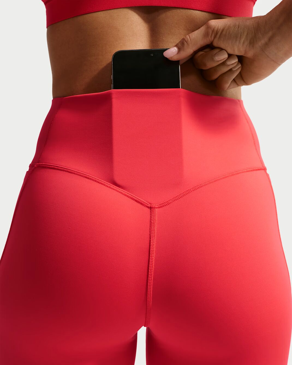 Nike Universa Женские лосины с высокой талией, без шва спереди, полной длины - NIKE